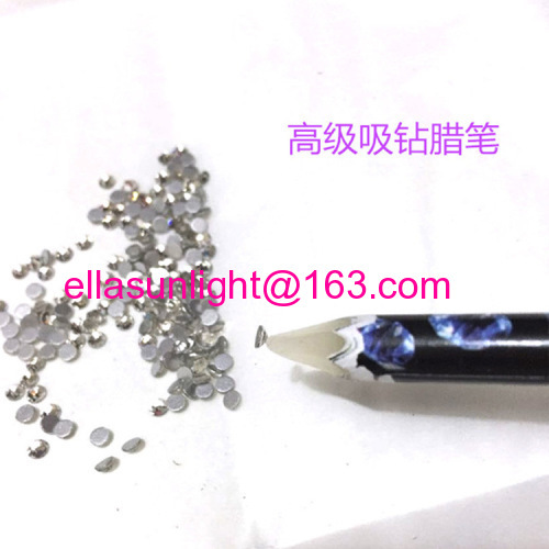 wax pencil with self- adhasive dotting pencil Nail Art dotting White Pen Rhinestone Picker Pencil