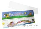 Durable Custom Lenticular Printing / Catoon 3d Lenticular Ruler For Kids