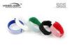 Multi Coloured Mushroom Hook And Loop Cable Ties Adjustable OEM Accepted