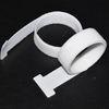 25*200mm T-shape White Color Velcro Hook And Loop Cable Ties
