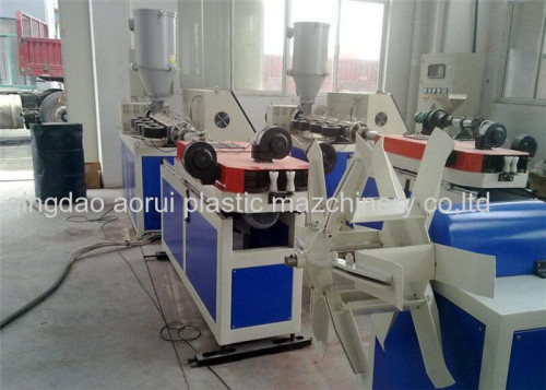 PVC Twin Screw Extruder PVC Double Wall Corrugated Pipe Making Machine