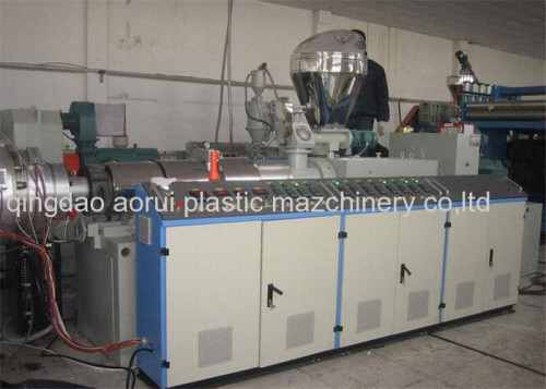 High efficiency Plastic Pipe Extrusion Line Double Screw PVC Fiber Reinforced Soft Pipe Production Line