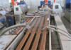 Plastic Board Extrusion WPC Board Production Line With Two Screw