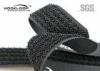 3 / 4&quot; Black One Sided Velcro Hook And Loop Strap For Clothes / Raincoat