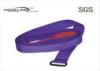 Purple Color Fire Retardant Hook And Loop Straps With Plastic Buckle