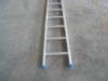 Single Straight Aluminium Step Ladder For Scaffolding System Safe Durable