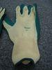 Working Latex Safety Gloves / Cotton Interlock Liner Crinkle Latex Gloves