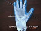 Cotton Interlock Liner Crinkle Latex Gloves / Scaffolding Safety Products / Gloves