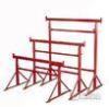 Painted Adjustable Steel Trestles / Industrial Builders Trestles For Construction