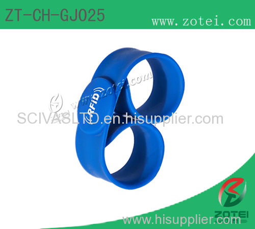 Clap silicone wristband tag