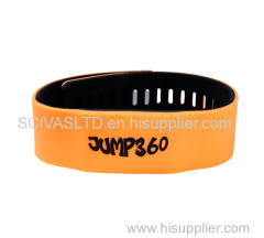 RFID silicone wristband tags
