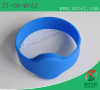 RFID round silicone wristband tag