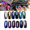 mirror effect nail art chrome powder