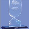 Acrylic Trophy Award Design with laser marking