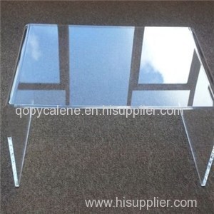 Coffee Table Shape Clear Acrylic Bench