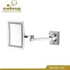 MUL1-WLF(L) Lighted Square Clear Cosmetic Makeup Mirror