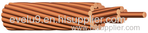 100% purity Bare Hard drawn stranded copper conductor cable