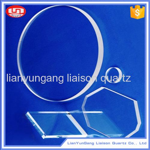 High Pruity Clear Fused Silica Quartz Glass low Price Quartz Plate Glass