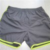 YJ-3022 Mens Lined Microfiber Blue Running Workout Shorts