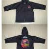 YJ-1135~1138 Packable Cute Toddlers Kids Girls Red Black Grey Hooded Rain Jacket