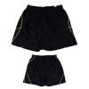 YJ-3014 Mens Black Lined Microfiber Sports Summer Shorts For Men