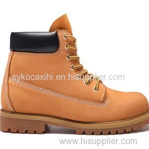 Safe Work Shoe Steel Toe Upper Leather