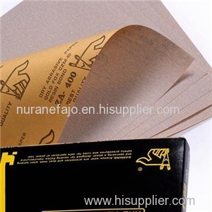 Aluminum Oxide Dry Abrasive Sand Paper For Woodworking