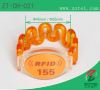 RFID plastic wristband tag