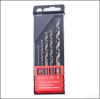 5PCS Multi-purpose drill bits METRIC sizes 4-5-6-8-10mm in plastic box