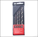 5PCS Multi-purpose drill bits METRIC sizes 4-5-6-8-10mm in plastic box