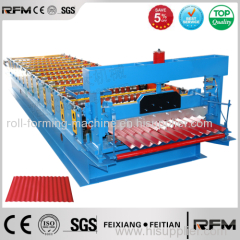 Metal roofing Galvanized Aluminum Corrugated steel sheet roll forming machine