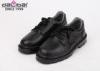 Superior Black Slip Resistant Safety Shoes Rubber Outsole For Restaurant Workers