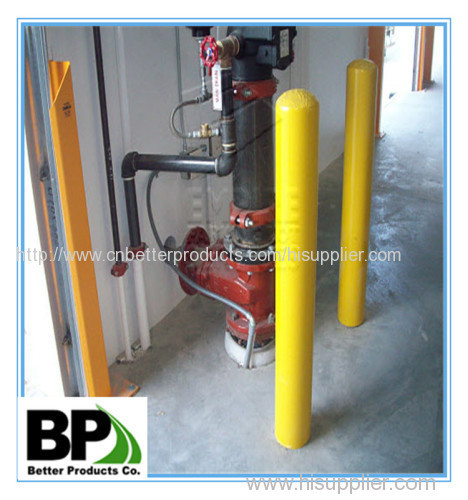 Security Fixed Removable Yellow Steel Bollards Used on Road