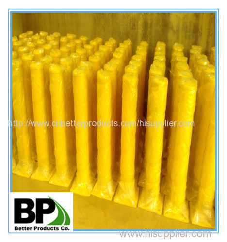 Galvanized and Powder Coated Yellow Steel bollards for Safety