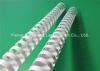 White 28 mm Plastic Binding Combs 21 Rings 50Pcs / Box For Easy Reading