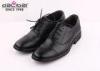 TPR Sole Office Leather Dress Shoes Anti Slip Footwear 1.11 Inch Heel Height