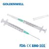 Plastic Disposable Two Parts Syringe With Needle