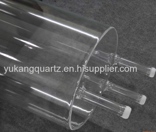 large diameter clear quartz glass tube furnace quartz tube or with ball head
