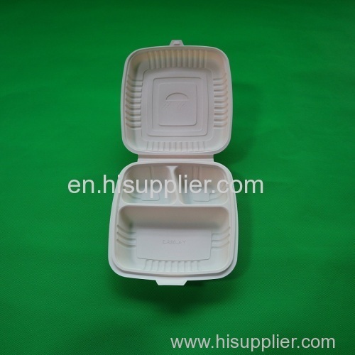 China manufacturer 3 compartment take away plastic food packing container