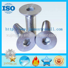 High Strength Hexagon Socket Countersunk Screw Stainless steel socket screw Stainless steel countersunk screw