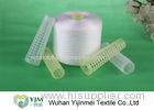100% Virgin PES Raw White Yarn / Polyester Core Spun ThreadFor Sewing
