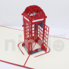 Public telephone Pop Up Card Handmade Greeting Card