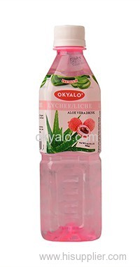 OKYALO Lychee Aloe Vera Drink Okeyfood