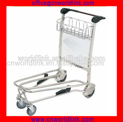 Hot sales steel platform airport tools passenger cart
