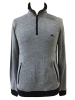 Men's Stand Collar Sweatshirt With Half-length Zipper