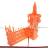 Big Ben 3-3d card-handmade card-laser cut-famous building card-pop up card-birthday card-laser cut-paper cutting