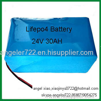 rechargeable batteries lifepo4 24V battery charger 30ah