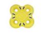 4 Peoples Inflatable Beach / Swimming Pool Tubes Yellow PVC Material For Outdoor Leisure Sport