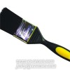 Pure Black Bristle Paint Brush With TPR Handle