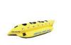 Outdoor Leisure Equipment Sport Boat Yellow Inflatable PVC Super Sub 3 Person SKI Tube